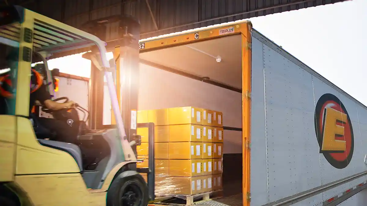 Estes Forklift - Loading Freight